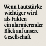 Zwischen Meinung und Diffamierung: Was ist mit unserem Miteinander passiert?