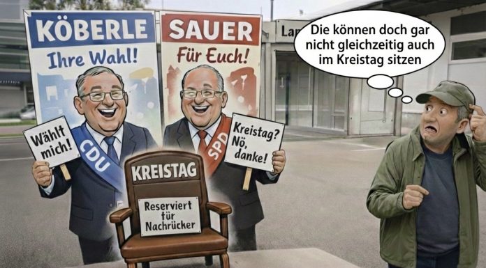 Der Spitzenkandidat als Platzhalter: Stimmen sammeln, Sitz abgeben.