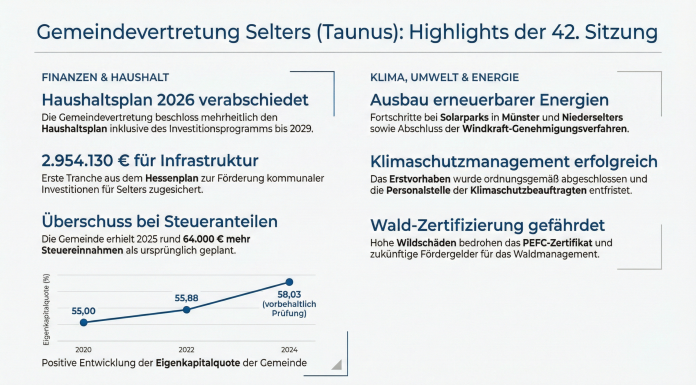 Ein Haushaltsplan, Freibad-Glück und hungrige Rehe
